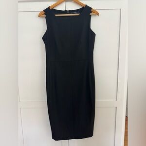 Lands' End Elegant Stealth Black dress size 8